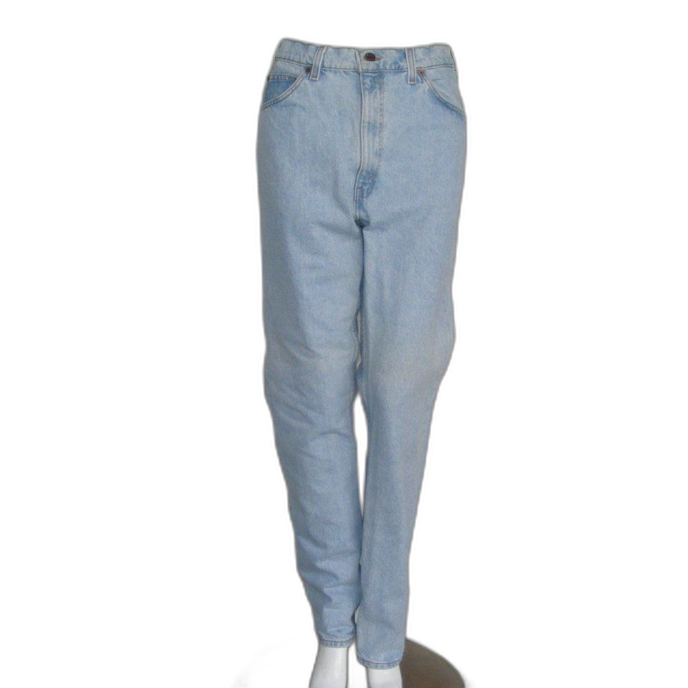 90s Vintage LEVI'S 505 Jeans, 38, Light blue, Straight leg, Orange Tag, 1997